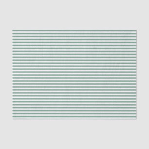 Thin Green and White Stripes - Tissue paper