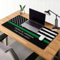 Thin Green Line Personalised Military Officer
