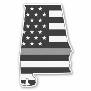 Thin Grey Line Alabama Flag
