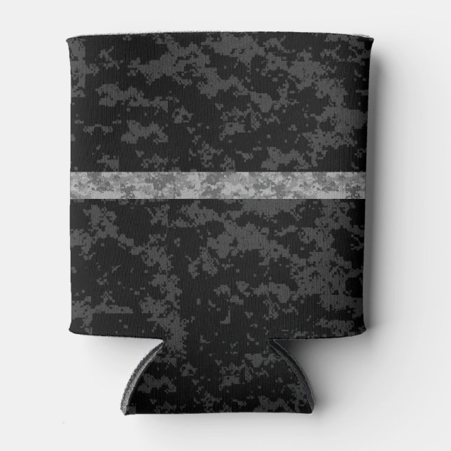 Thin Grey Line Camo Can Cooler (Front)