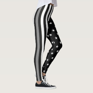 Thin Grey Line Correctional Officer Flag Leggings
