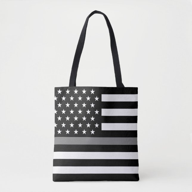 Thin Grey Line Correctional Officer Tote Bag (Front)