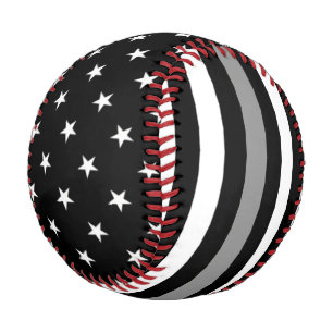Thin Grey Line Flag Baseball
