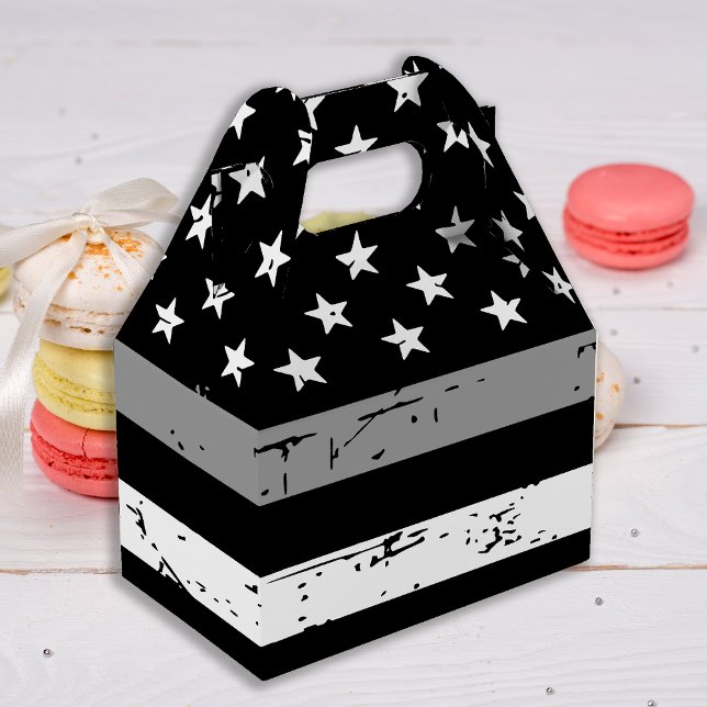 Thin Grey Line Flag Correctional Officer Party Favour Box (Creator Uploaded)