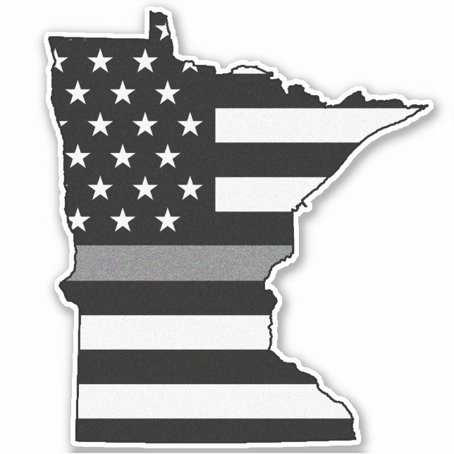 Thin Grey Line Flag Minnesota (Front)