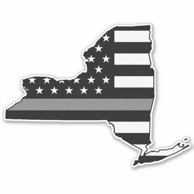 Thin Grey Line Flag New York (Front)