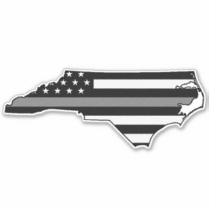 Thin Grey Line Flag North Carolina