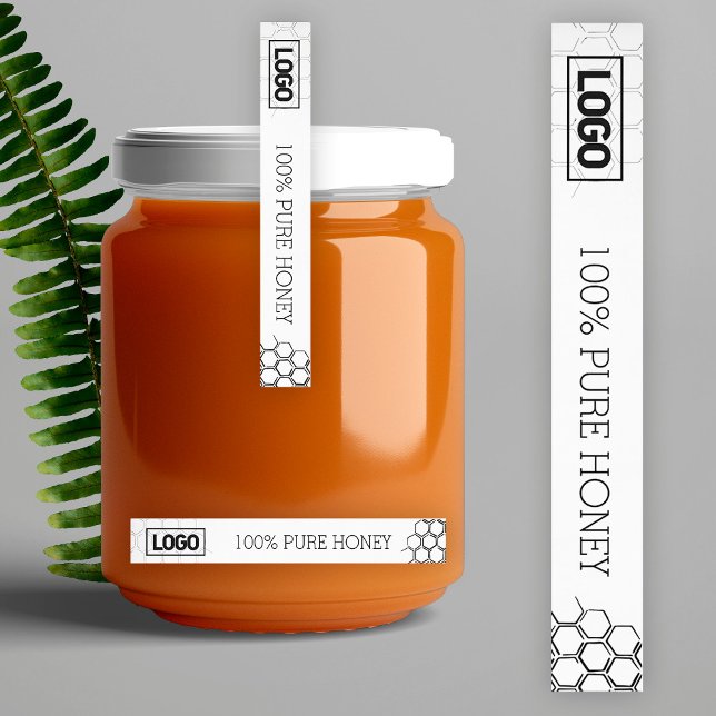 Thin Honey Logo Label Tamper-Proof Seal (Creator Uploaded)