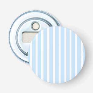 Thin Light Blue Stripes Bottle Opener