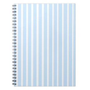 Thin Light Blue Stripes Notebook