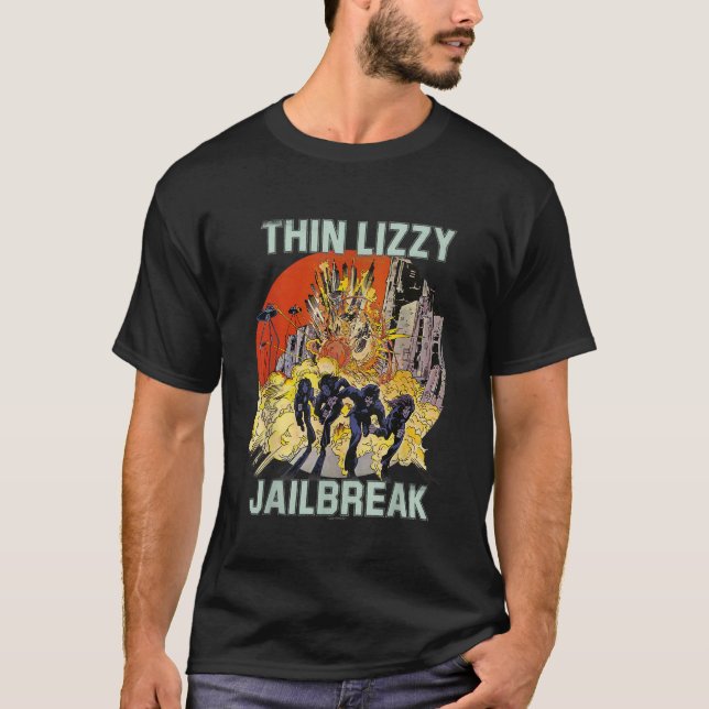 Thin Lizzy Jailbreak Explosion T-Shirt (Front)