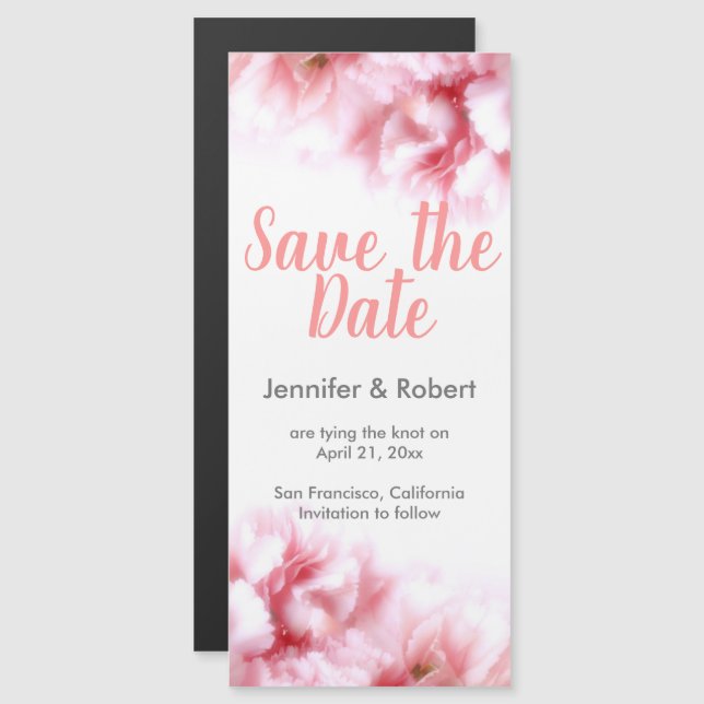 Thin Magnetic Card - Save The Date (Front/Back)