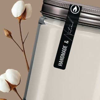 Thin Modern Jar Tamper-Proof Seal Label