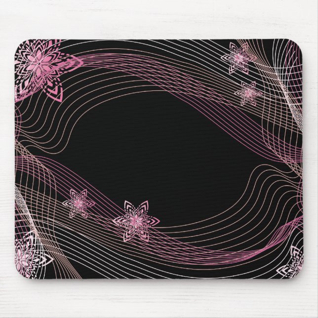 thin pattern mouse pad (Front)