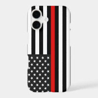 Thin Red Line American Flag