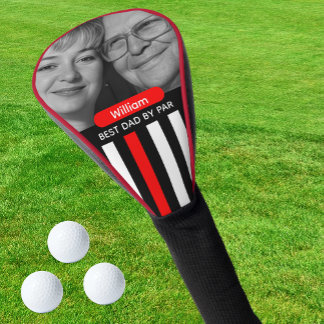 Thin Red Line, Best Dad, Photo, Monogram, Flag Golf Head Cover