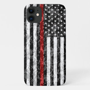 Thin Red Line Camo Flag iPhone 11 Case
