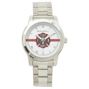 Thin Red Line Customised Fire Rescue Themed Watch