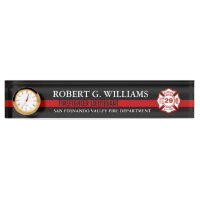 Thin Red Line Customised Name and Station Number