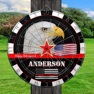 Thin Red Line darts, American Flag, fireman / USA Dartboard