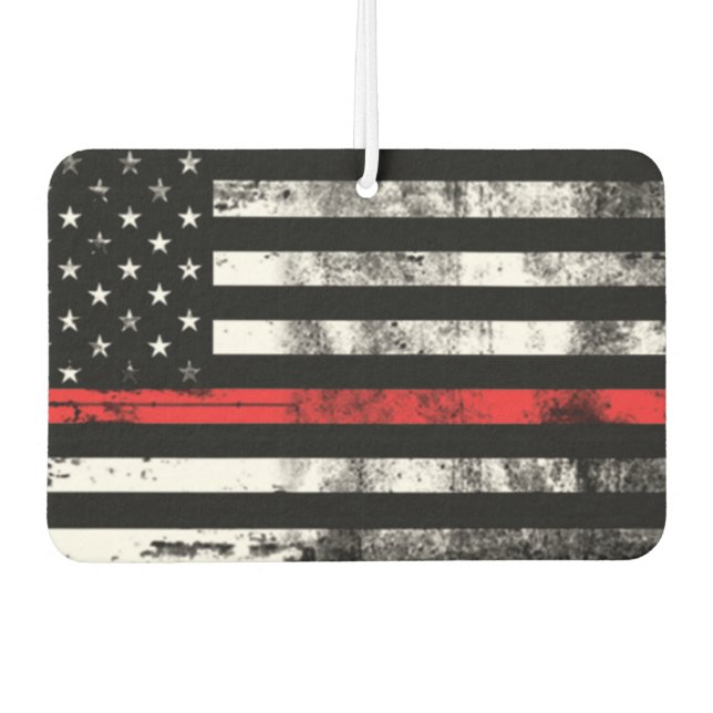 Thin Red Line Firefighter Air Freshener (Front)