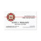 Thin Red Line Firefighter Flag Business Card