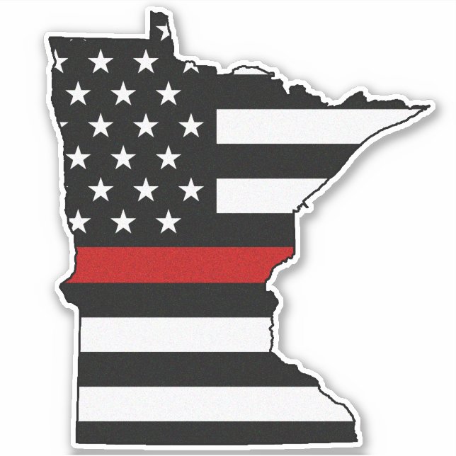 Thin Red Line Flag Minnesota (Front)
