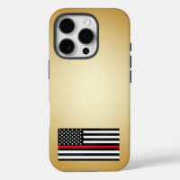 Thin Red Line Gold Gradient