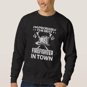 Thin Red Line Helmet Department Fire Fireman Fire Sweatshirt