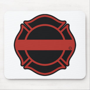 Thin Red Line Maltesse Cross Mouse Pad