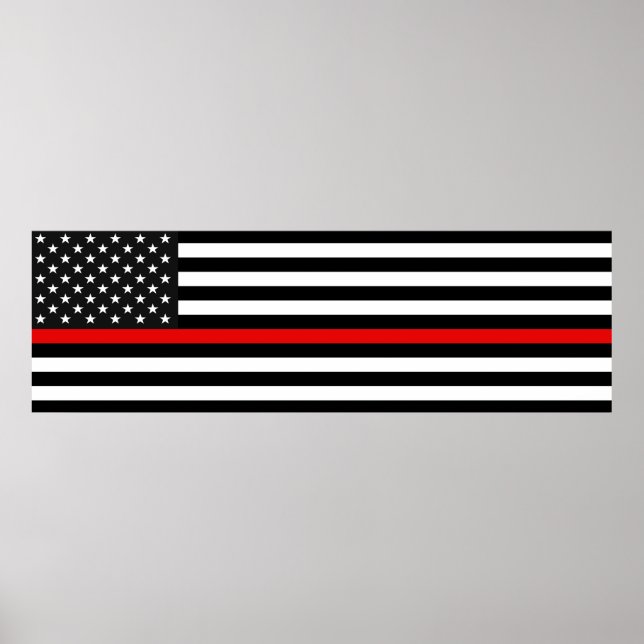 Thin Red Line Poster (Front)