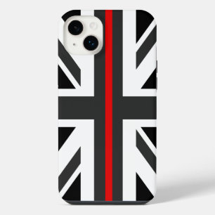 Thin Red Line UK Flag iPhone 14 Plus Case