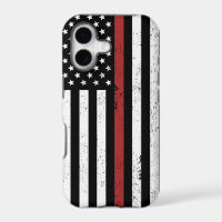 Thin Red Line USA Flag Firefighter Fire Department