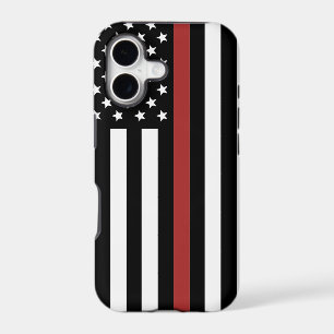 Thin Red Line USA Flag Firefighter Fire Department