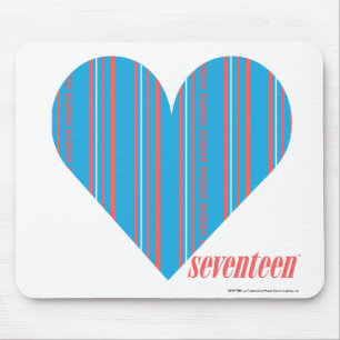 Thin Stripes Aqua 3 Mouse Pad