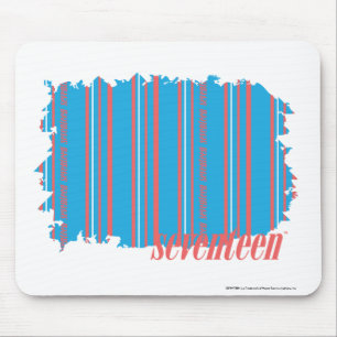 Thin Stripes Aqua 4 Mouse Pad