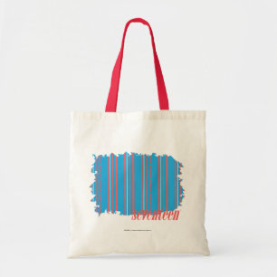 Thin Stripes Aqua 4 Tote Bag