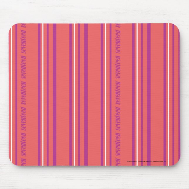 Thin Stripes LtPink Mouse Pad (Front)