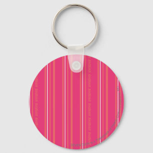 Thin Stripes Magenta Key Ring