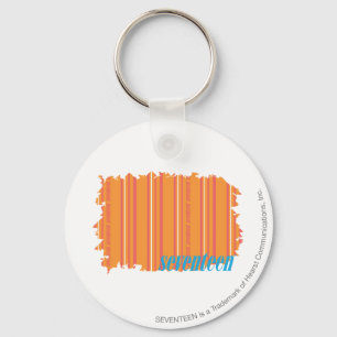 Thin Stripes Orange 2 Key Ring
