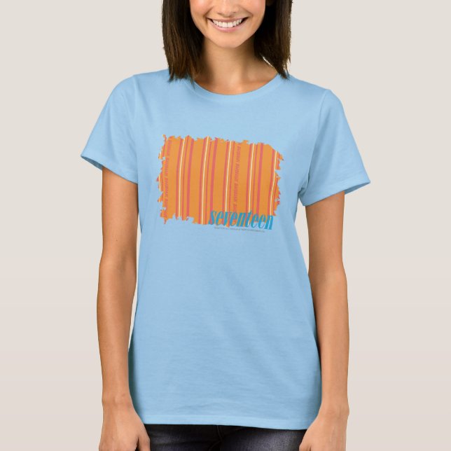Thin Stripes Orange 2 T-Shirt (Front)