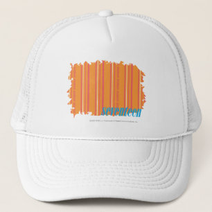 Thin Stripes Orange 2 Trucker Hat