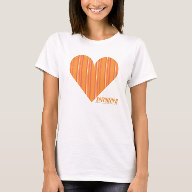 Thin Stripes Orange 3 T-Shirt (Front)