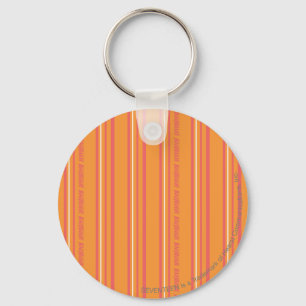 Thin Stripes Orange Key Ring