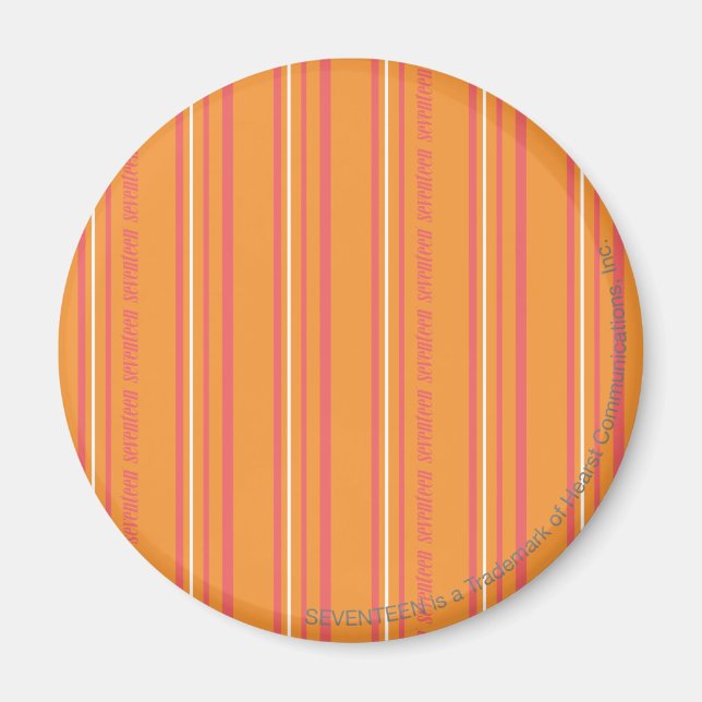 Thin Stripes Orange Magnet (Front)