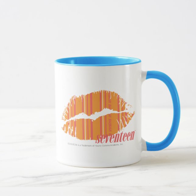 Thin Stripes Orange Mug (Right)