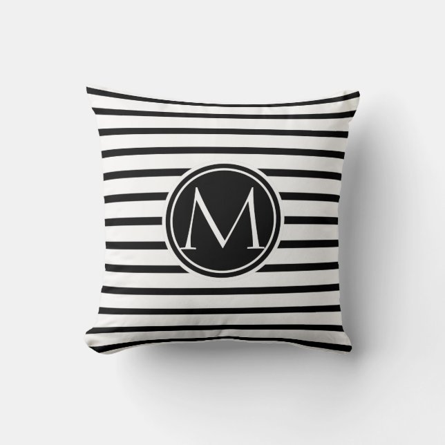Thin Stripes Pattern Cushion (Front)