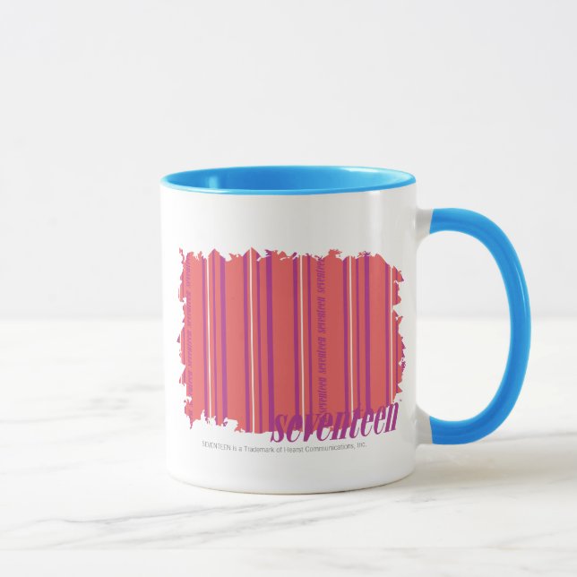 Thin Stripes Pink 2 Mug (Right)