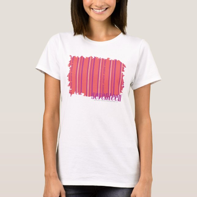 Thin Stripes Pink 2 T-Shirt (Front)