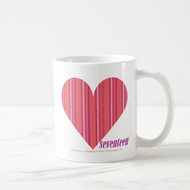 Thin Stripes Pink 3 Coffee Mug (Right)